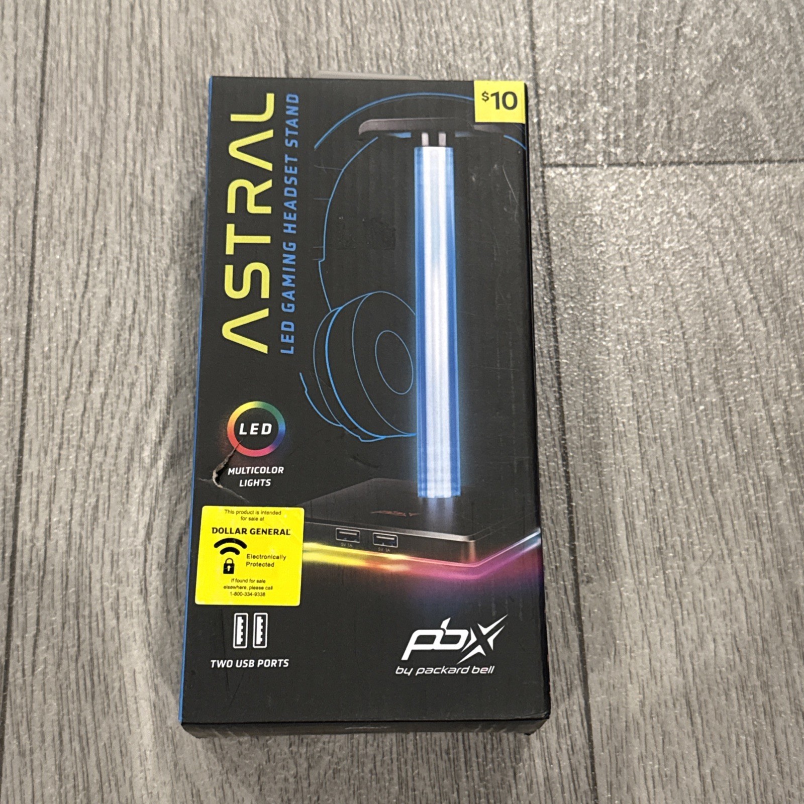 Pbx By Packard Bell Astral Led Gaming Headset Stand With Two USB Ports
