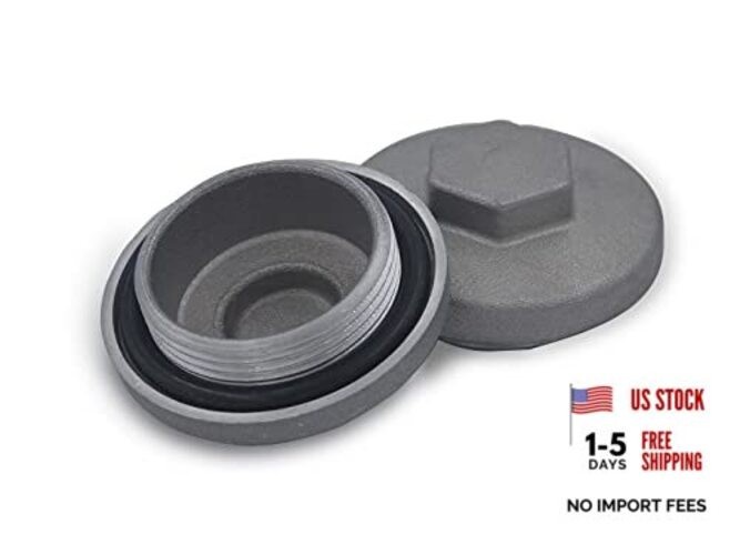 Engine Valve Tappet Adjustment Cover, Front/Rear Differential Gear Pack of 2