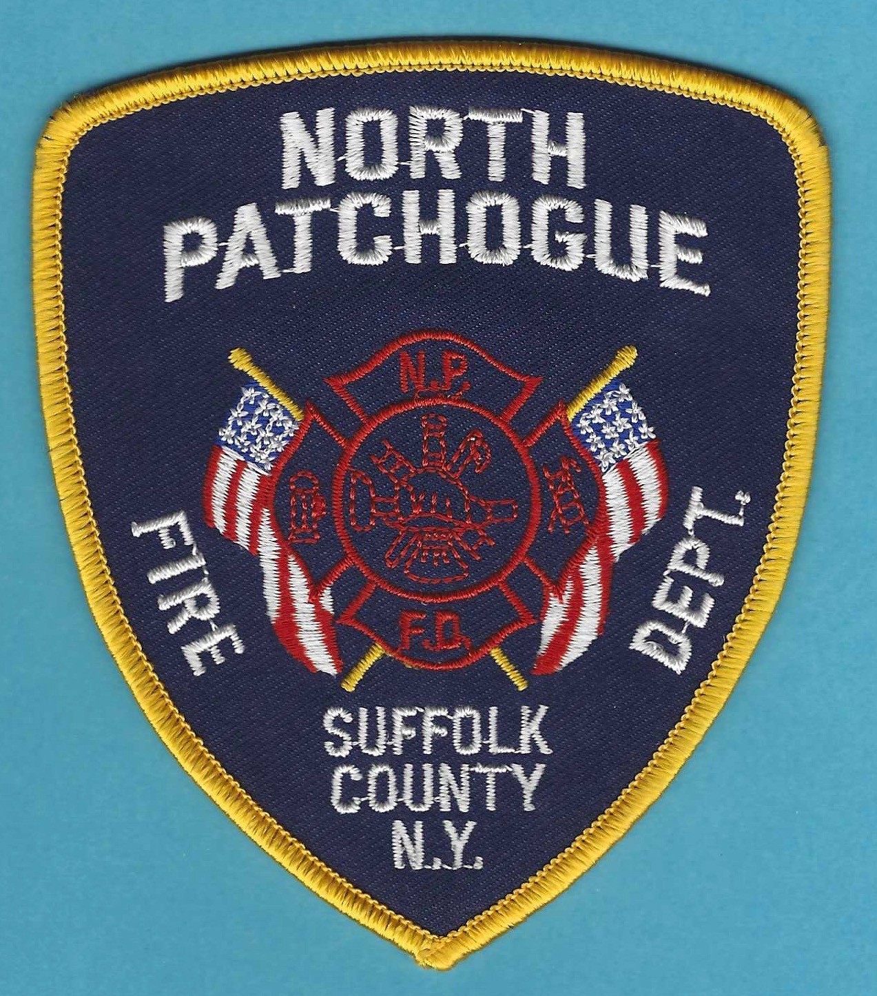 NORTH PATCHOGUE NEW YORK FIRE RESCUE PATCH