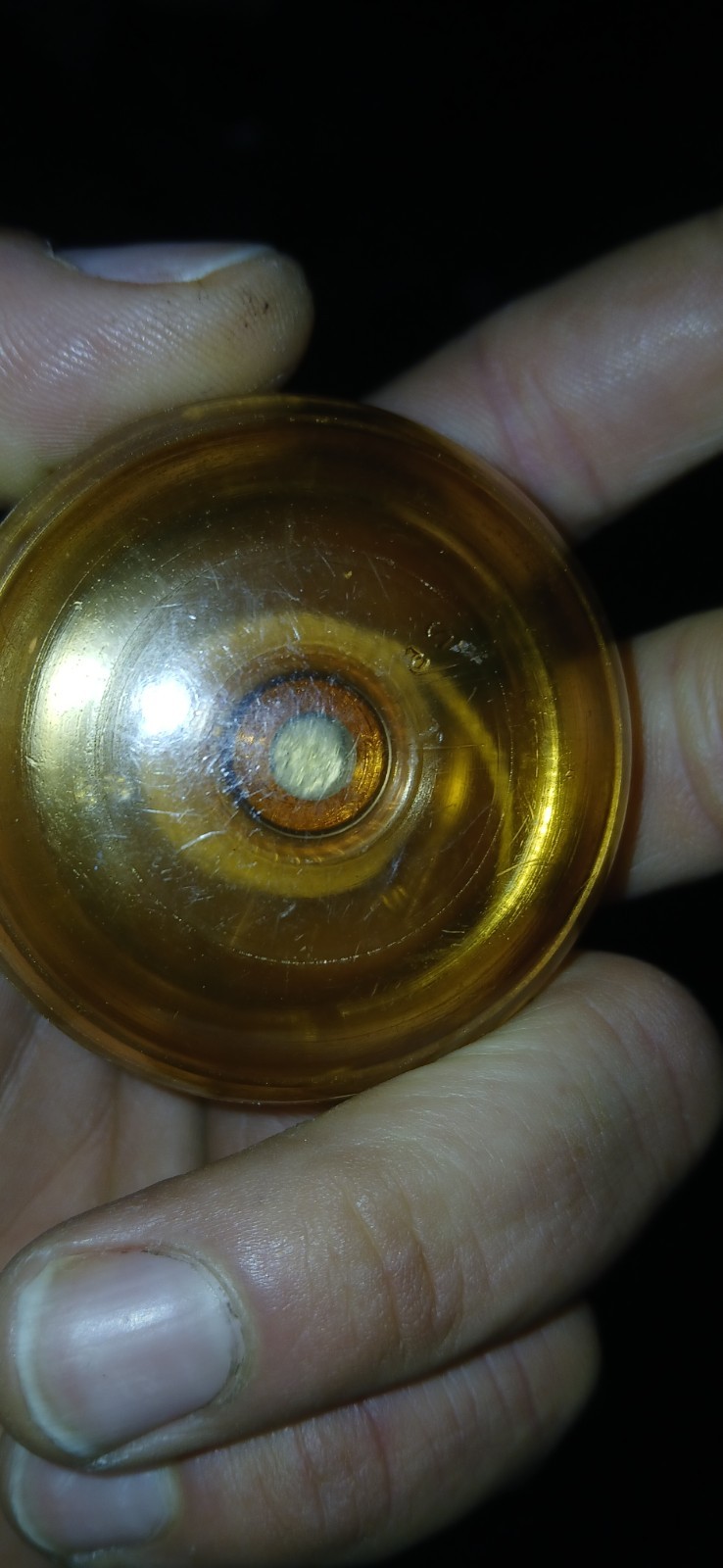Duncan Imperial Yo-Yo Transparent Gold Amber