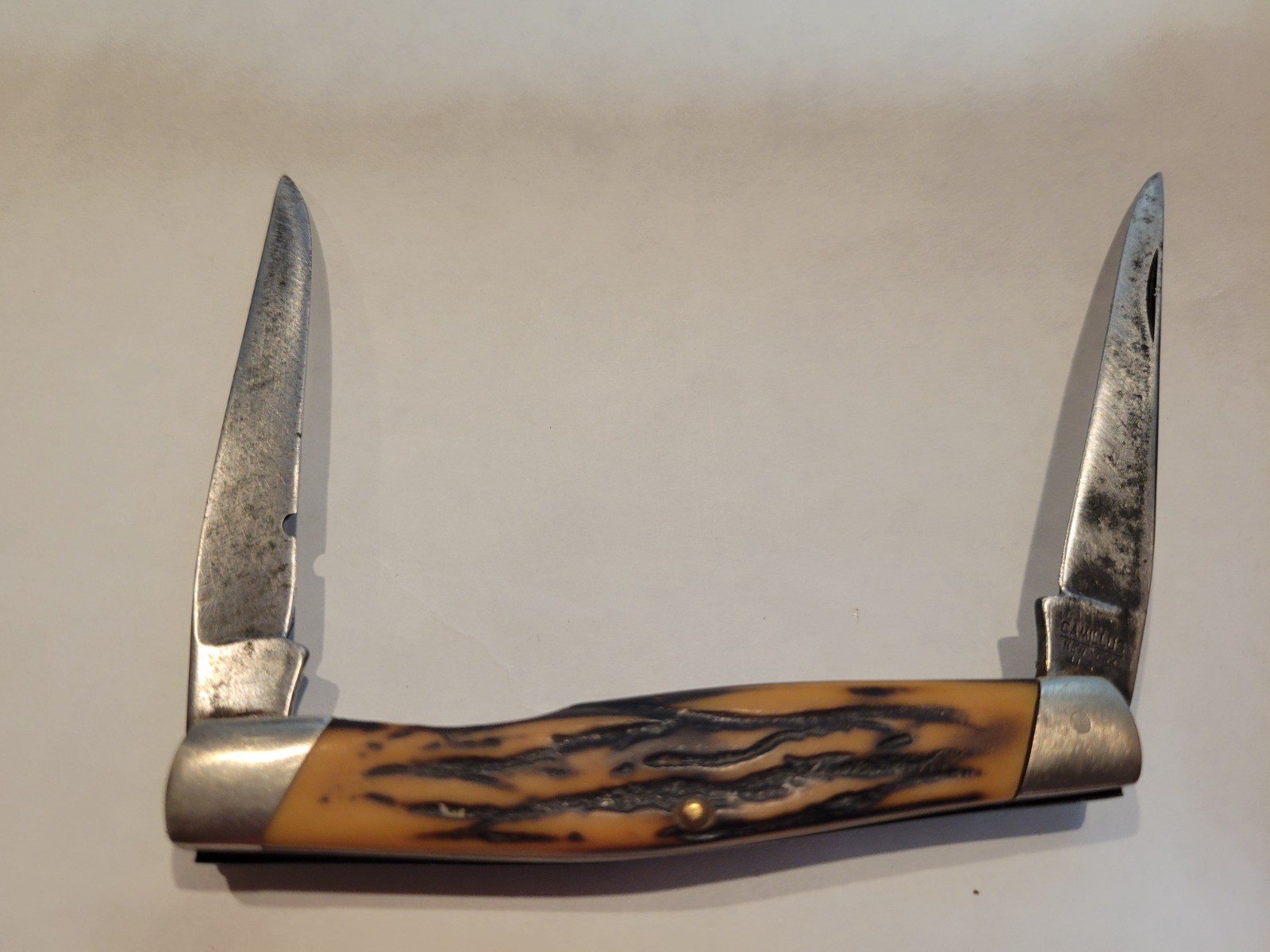 Vintage Camillus pocket knife  2 Blade New York USA