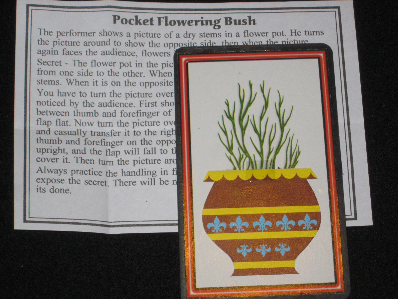 Pocket Flowering Bush Magic Trick - Easy Close Up, Beginner Magic, Walk Around