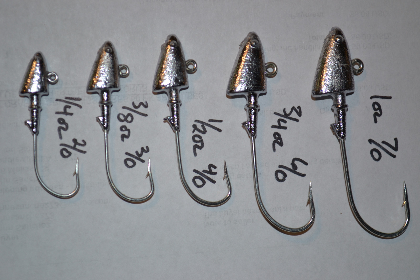 10 SHAD Head Jigheads - SWIM BAITS  - 1/4 thru 2oz- SALTWATER SAFE 1/0 THRU 7/0
