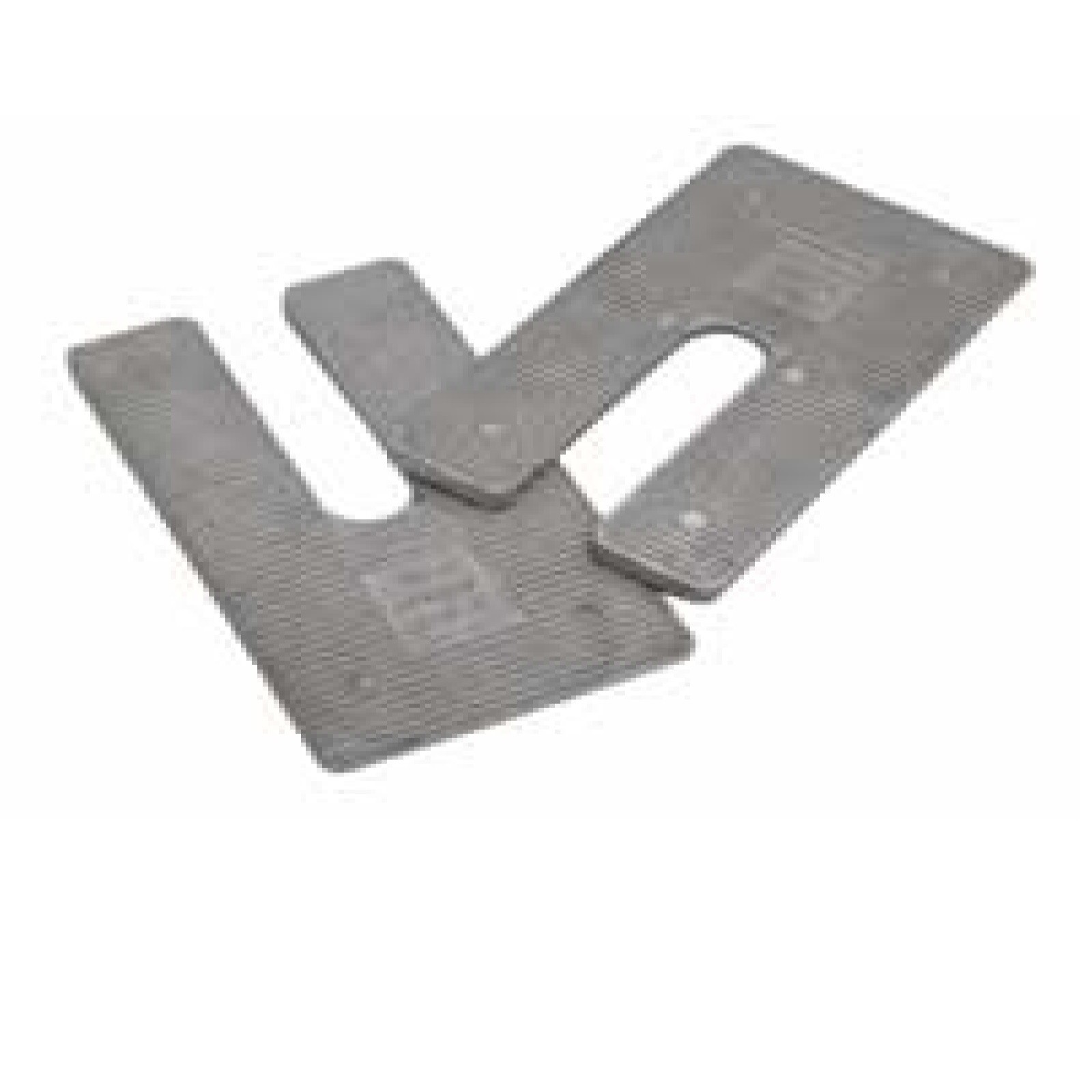 Specialty Products Aluminum Alloy 2.5" x 2° x 5" Truck Axle Shims Set of 6