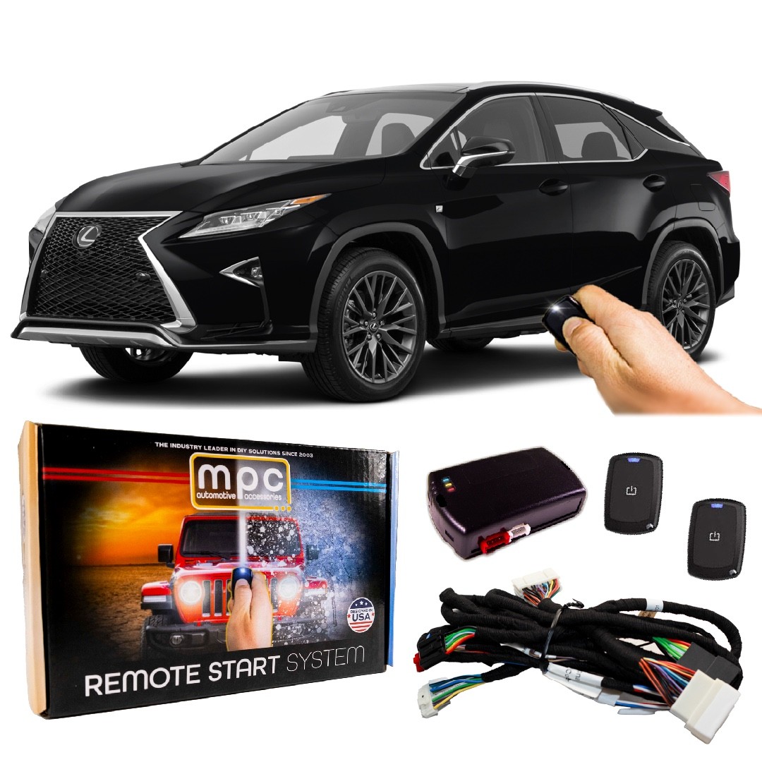 Plug-n-Play 1-Button Remote Start Kit For 2016-2019 Lexus RX350 - T-Harness