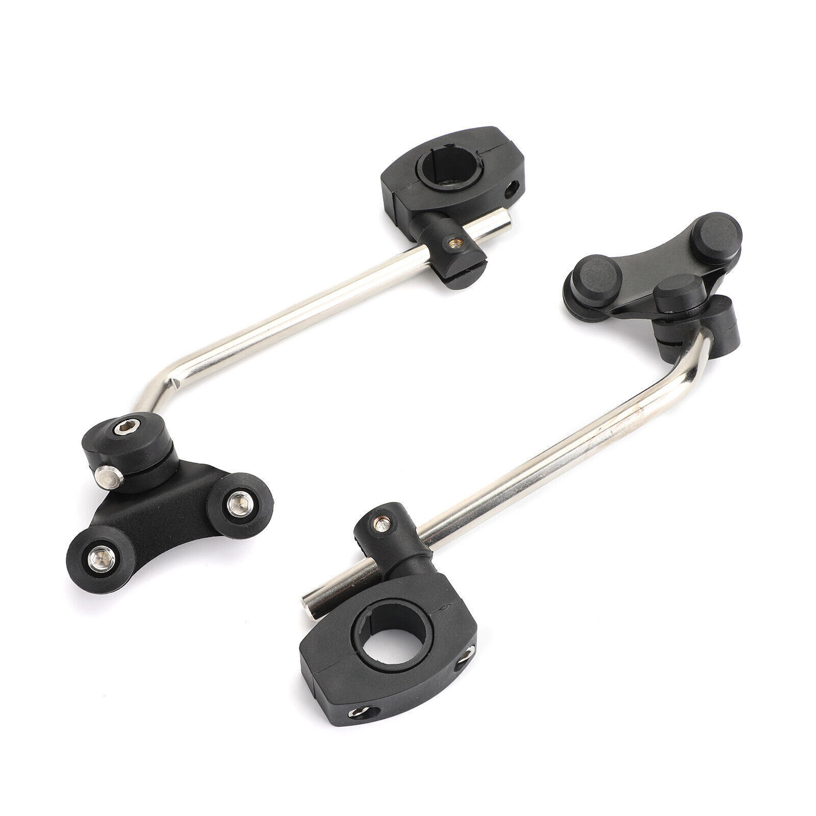 Windscreen Bracket 7/8" 22mm Standard Handlebar Windshield Mount Clamp BLK