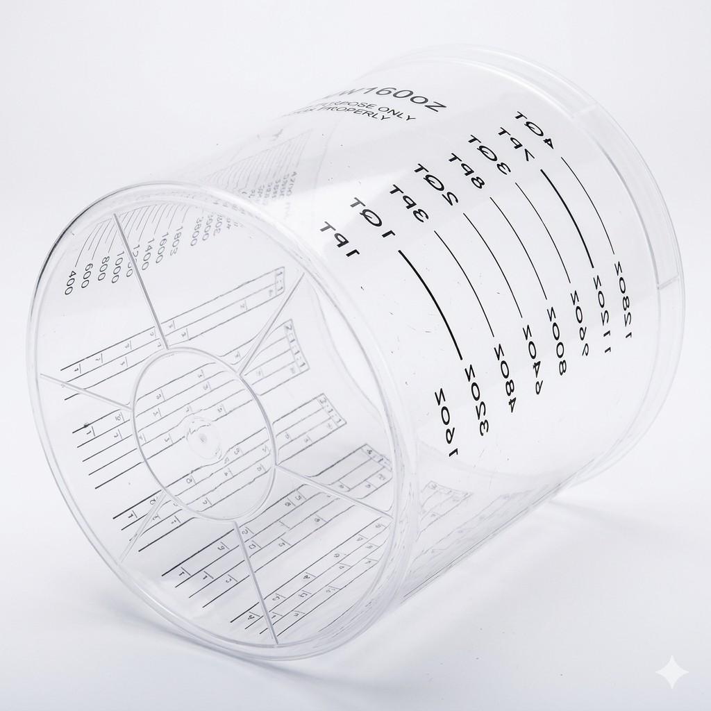 Professional 5-Quart (160 oz) Precision Mixing Cups – 40-Pack