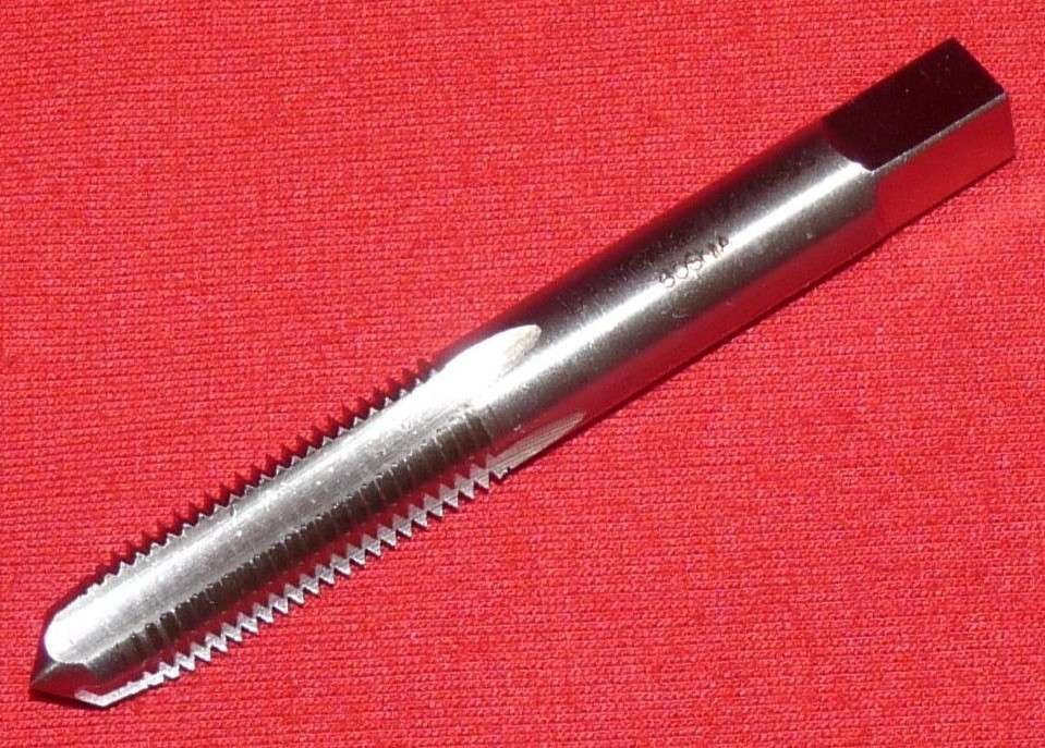 M10 x 1.25 LEFT HAND Plug Hand Tap Alfa HTLM81128 10MM HSS 4Flute LH Metric