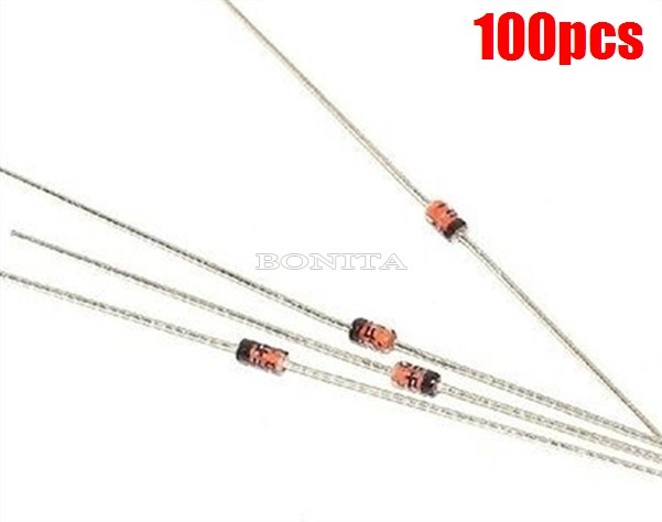 100Pcs DO-35 1N34A St Germanium Diode Genuine Nos Tested Fuzz Pedal Mods New yq