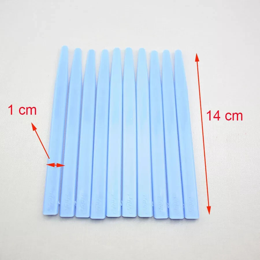 Dental Cement Impression Assorted Plastic Double-ended Mixing Spatula