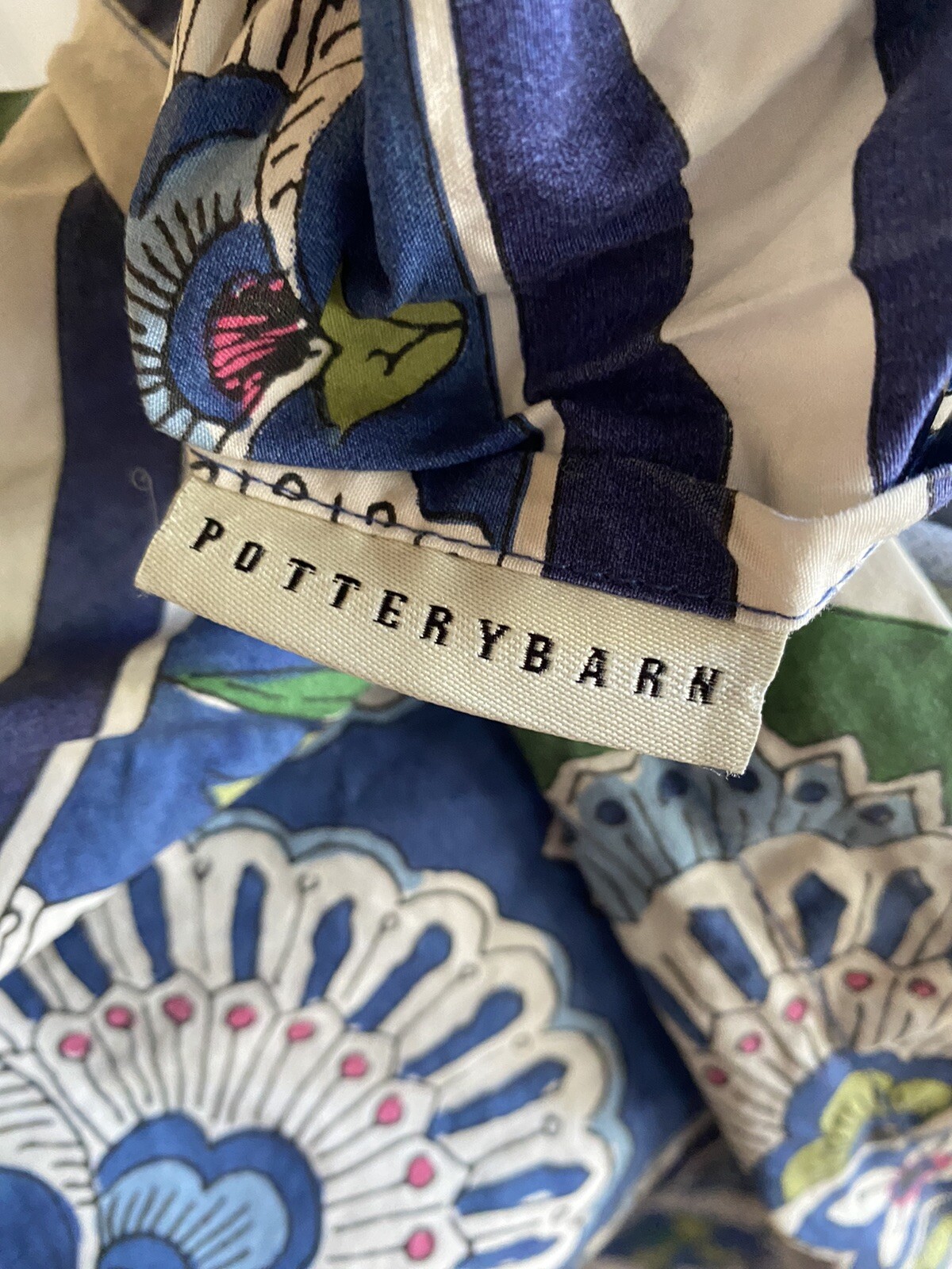 Pottery Barn Pillow Sham Soleil Pattern Standard Size