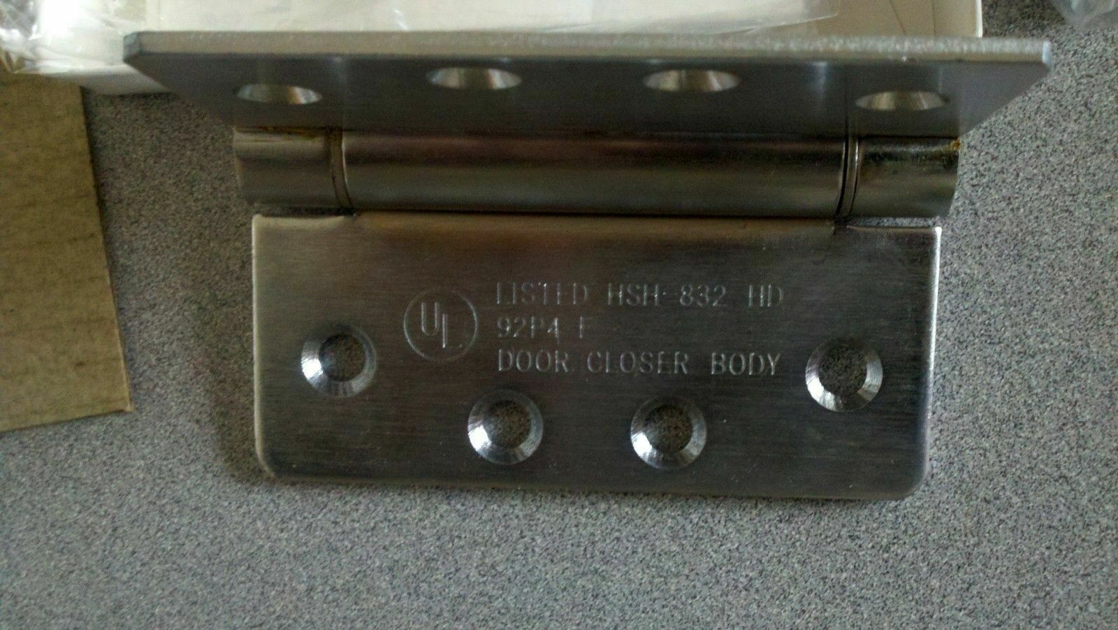3 EA UL179  4 X 4  1/4" RADIUS DOOR  SPRING HINGE US26D = HAGER STANLEY BOMMER