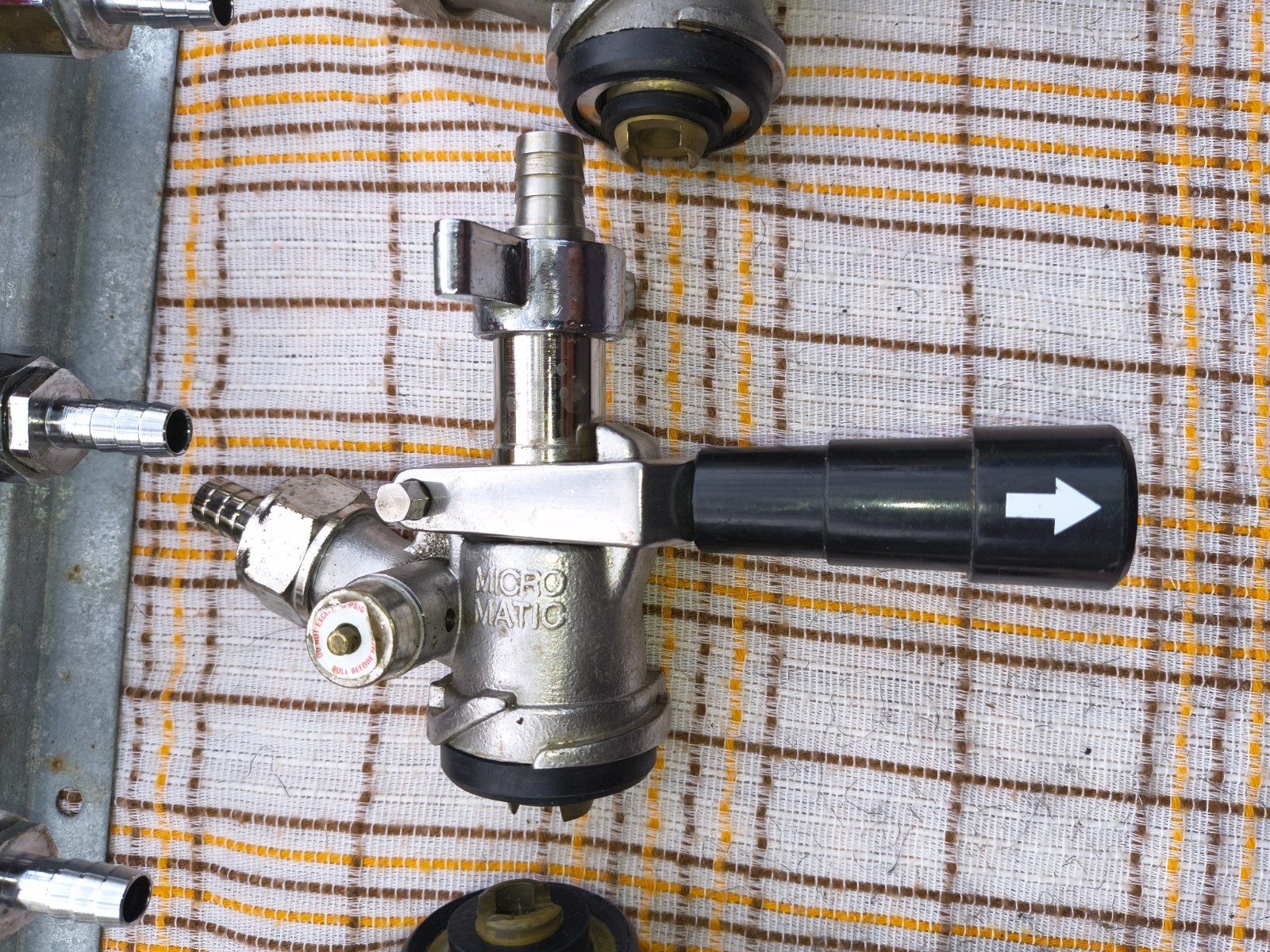 Micro Matic Beer Regulator 3 Guage/ Keg Attachments