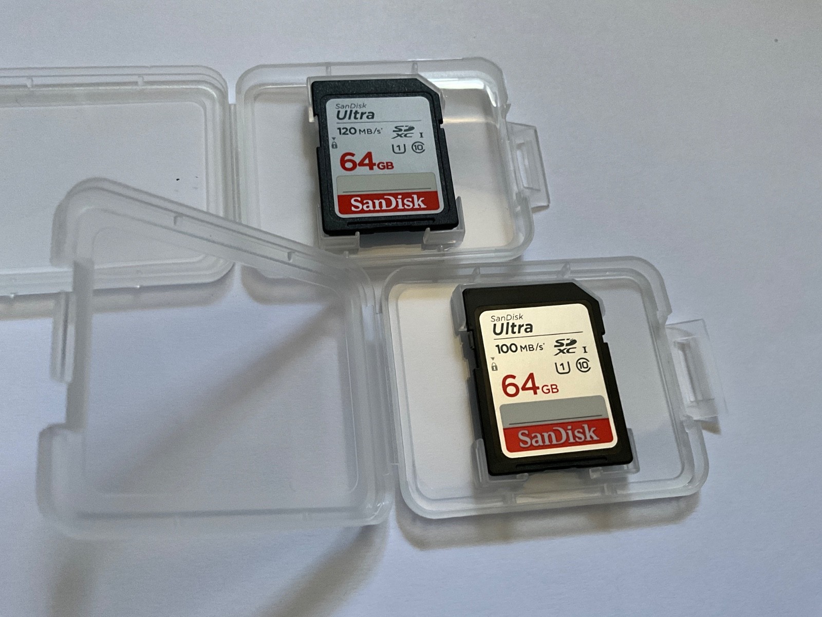 2pcs 64gb SanDisk Ultra SDXC Flash Memory Card  for NIKON CANON SDXc CAMERAS
