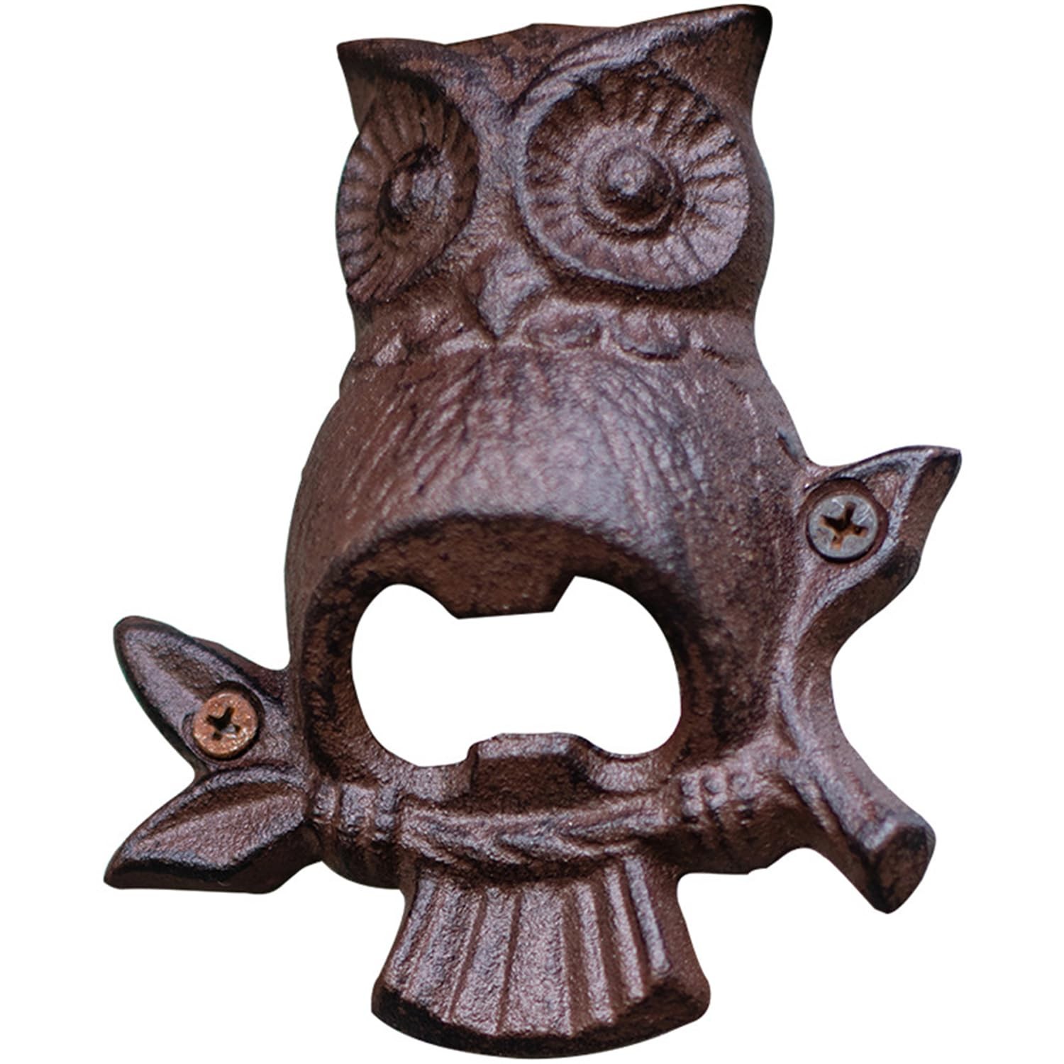 Cast Iron Owl Wall Mounted Bottle Opener, Nautical Decor, Beer Bottle Opener