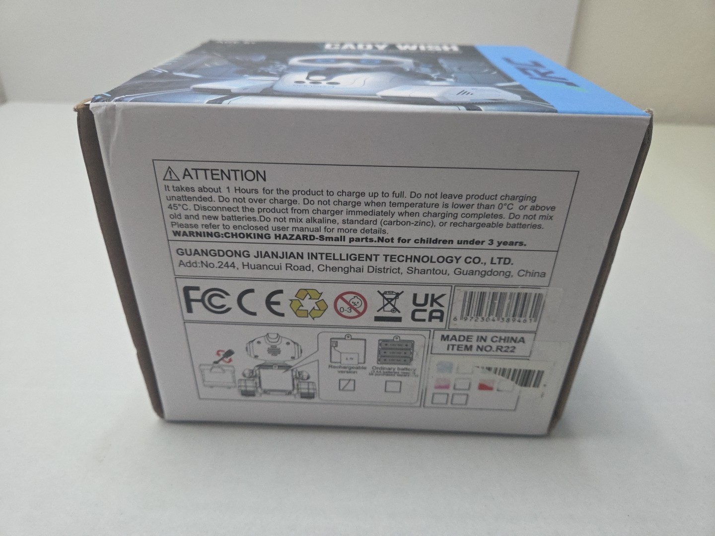 JRC Cady Wish 2.4G Intelligent Interactive Remote Control Robot WHITE