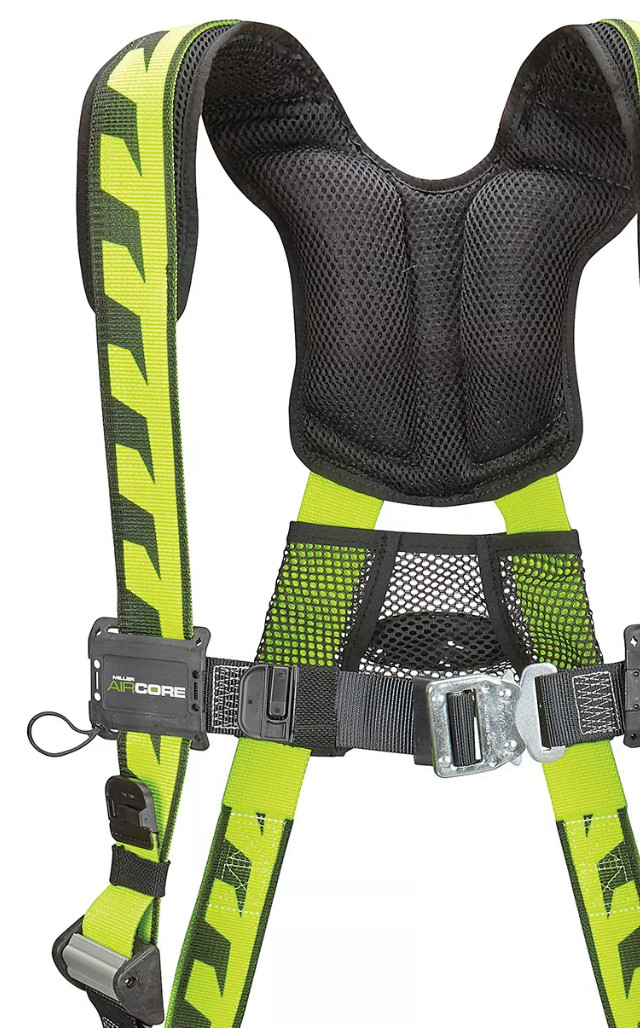 Miller AC-QC/UGN AirCore Full Body Harness - Green