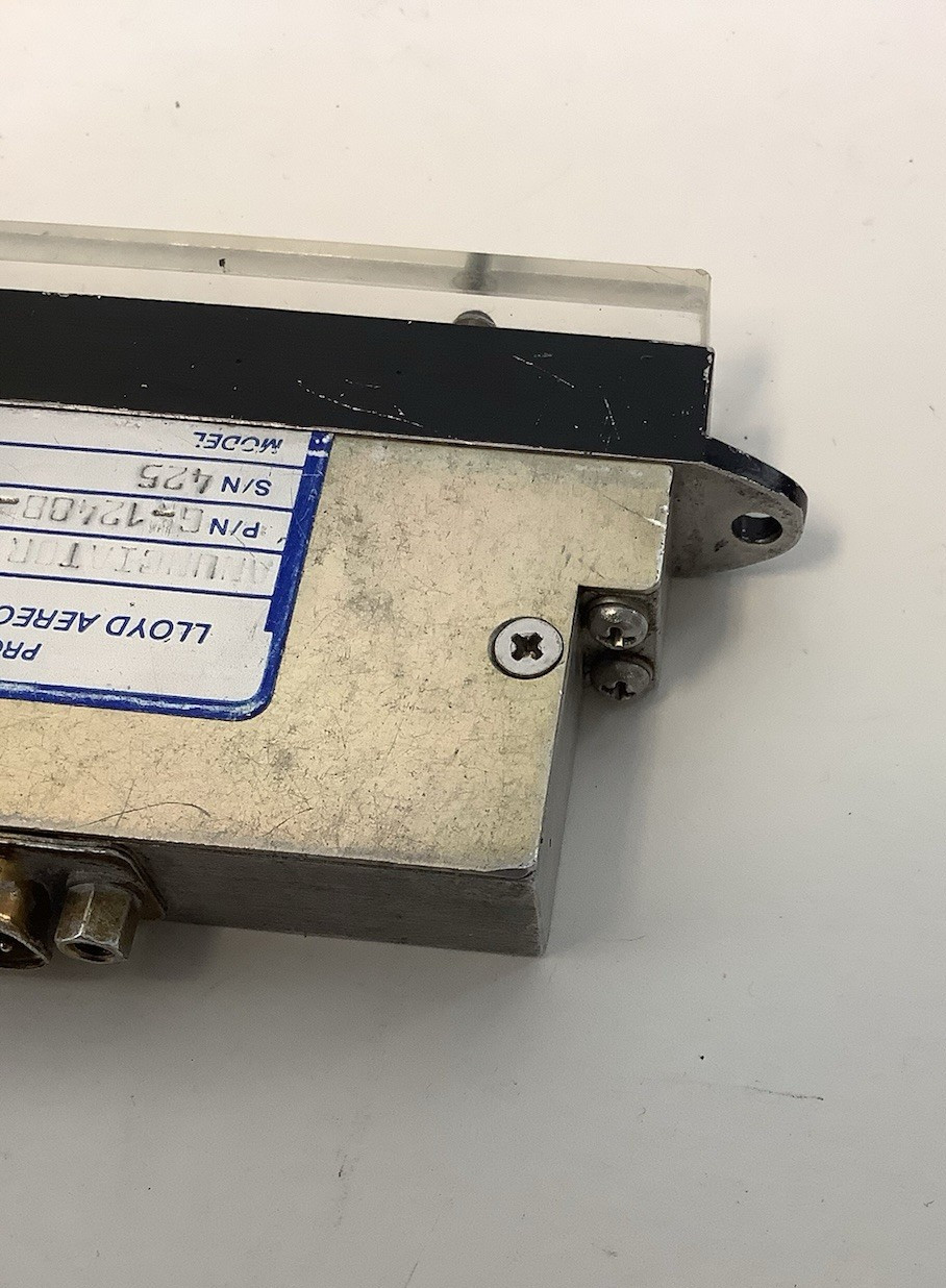 Gables Engineering G-1248B-1 Annunciator Dim Panel Lloyd Aereo G1248B1