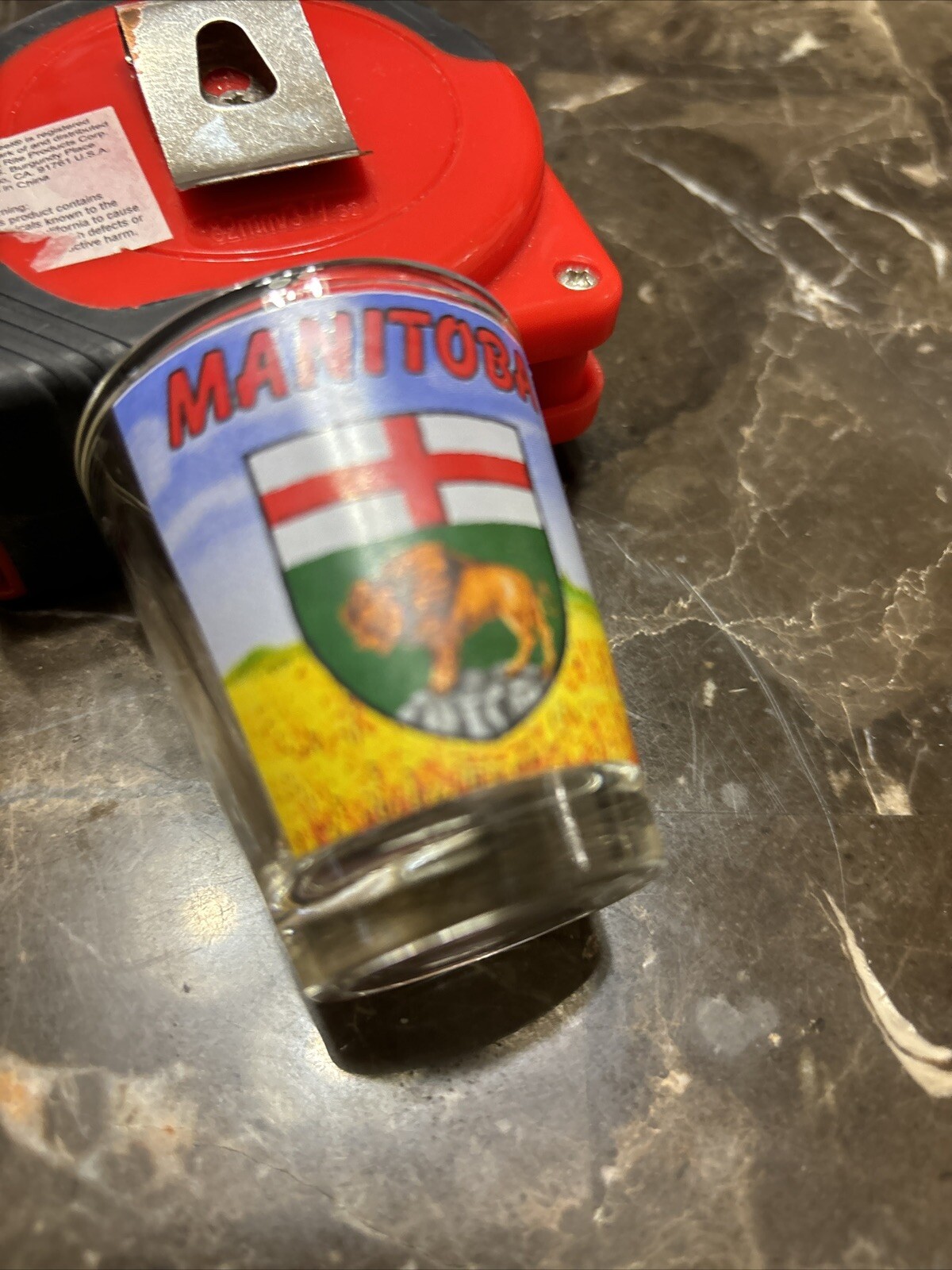 Manitoba Shot Glass 2.25" Tall