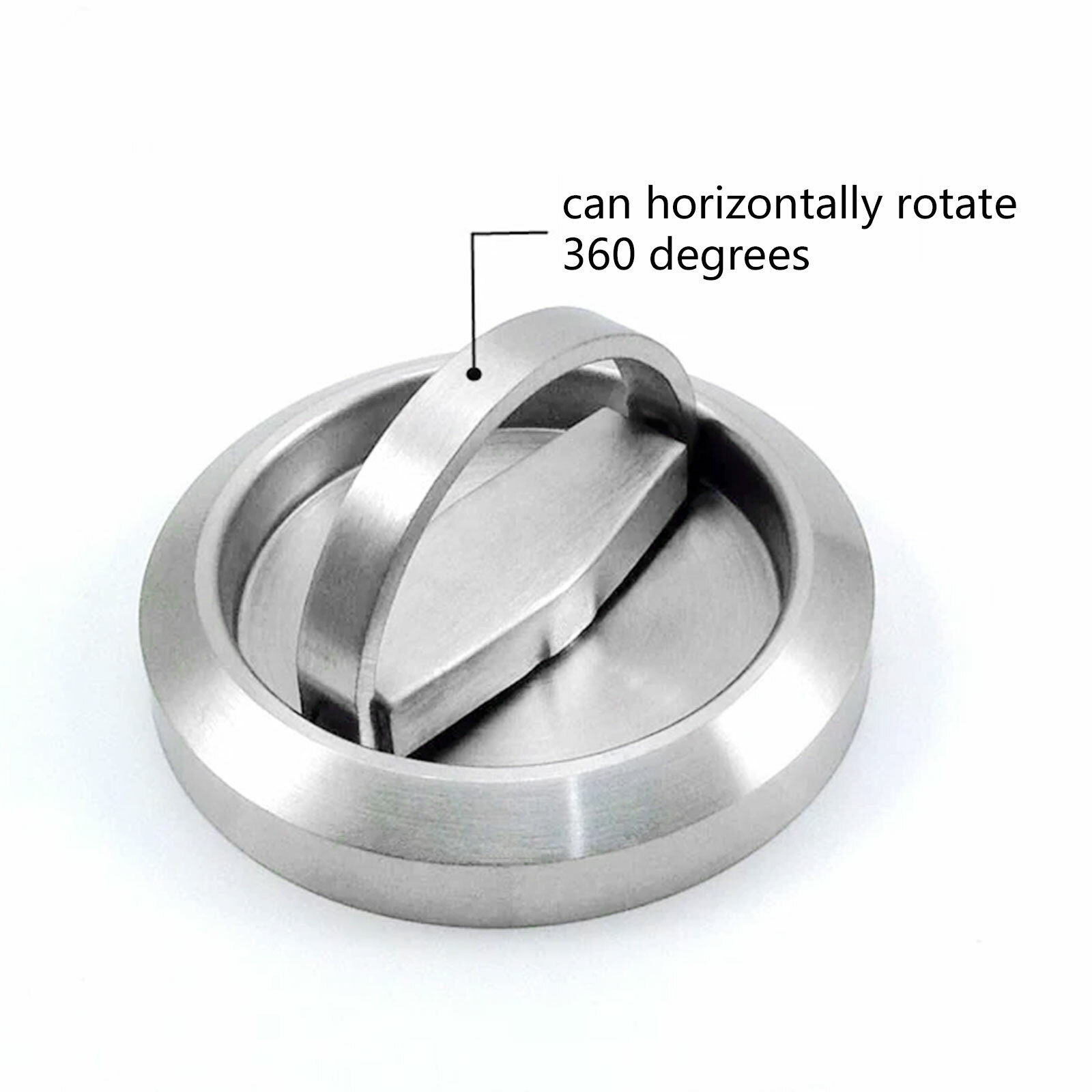 Stainless 304 Door Locks Recessed Cup Handle Privacy Door Knob Locks Flush Pull