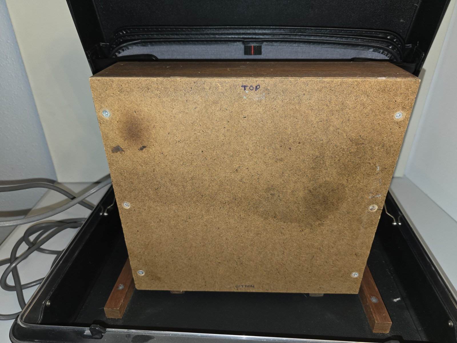 Vintage custom-built Electronic Experimental Seed Germinator With Case