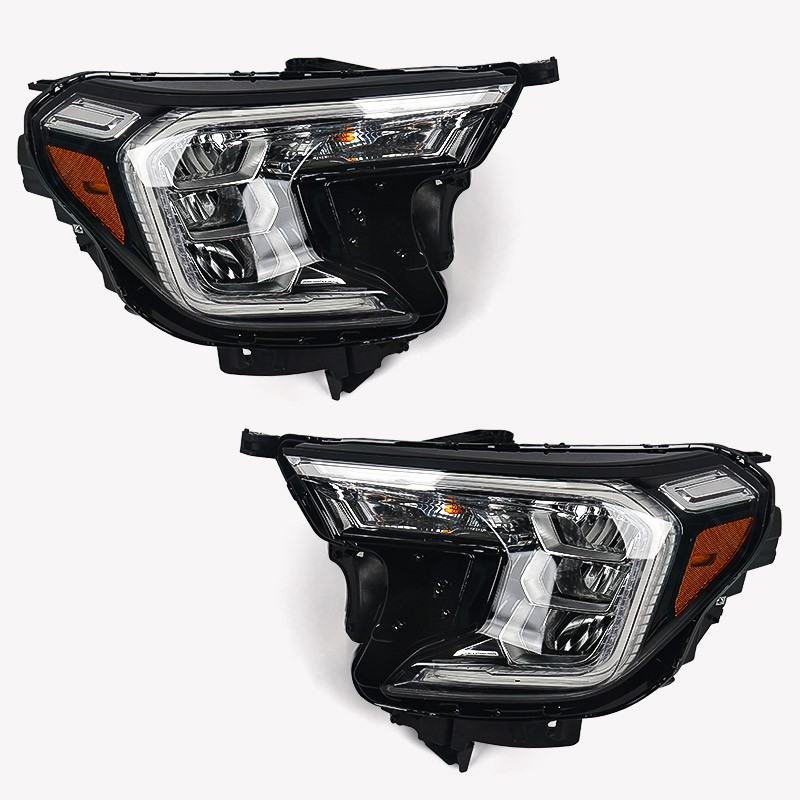 Pair LED Reflector Headlights For 2022-2024 GMC Terrain AT4 | SLE | SLT LH RH