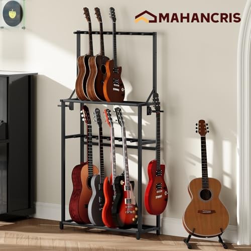 Guitar Stand, Multiple Guitar Rack Holder for Various Instruments, Multi