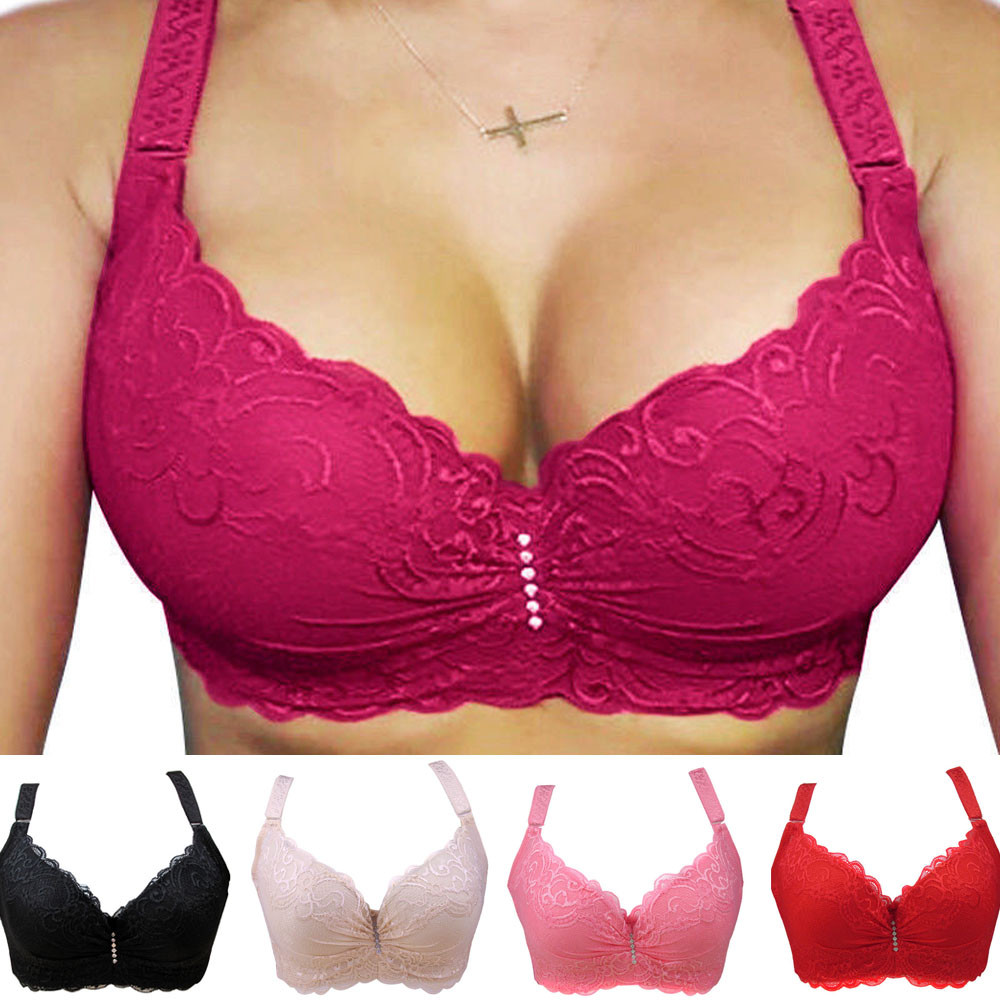 Light Padded Women Push Up Bra Wired Sexy Lingerie Underwear Plus Size Brassiere