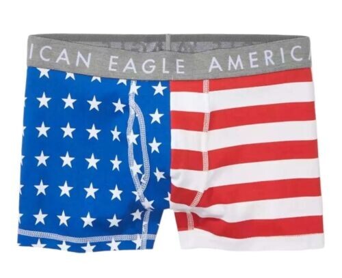 American Eagle Patriotic Trunk Underwear USA Flag Size XXXL New With Tag -Sealed