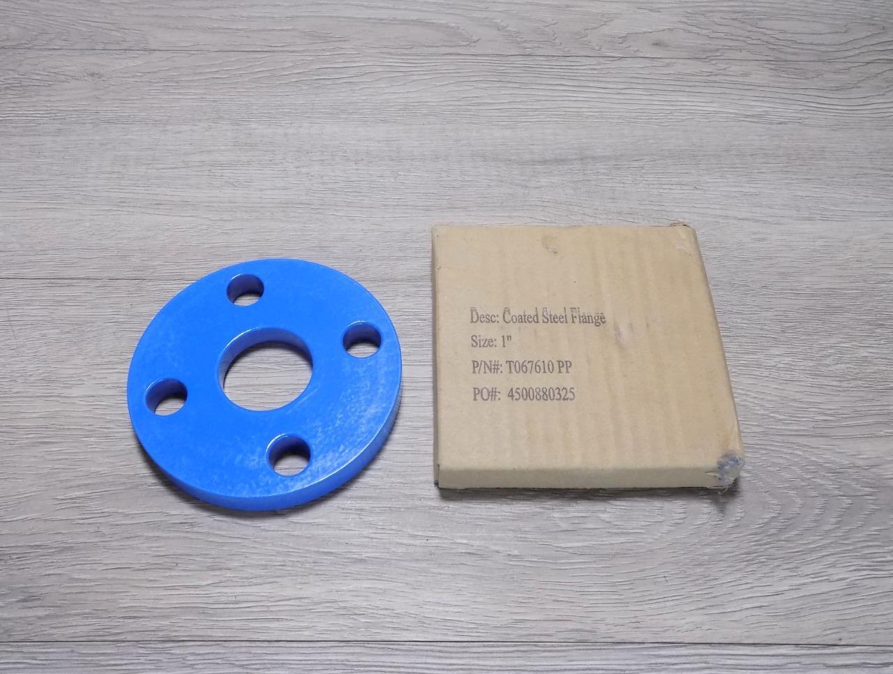 T067610 PP Coated 1" Steel Flange