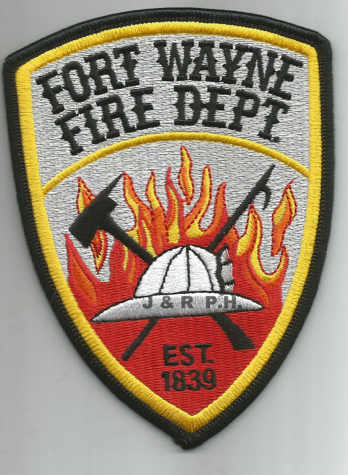 Fort Wayne - 1839, Indiana  (3.5" x 4.75" size)  fire patch