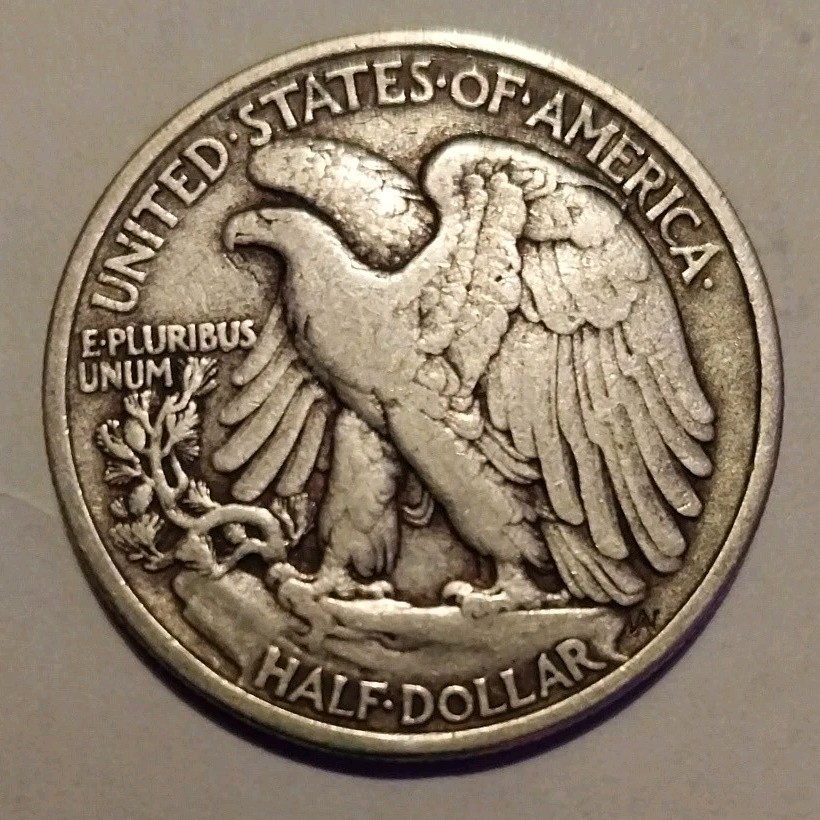 1937 Walking Liberty Half Dollar