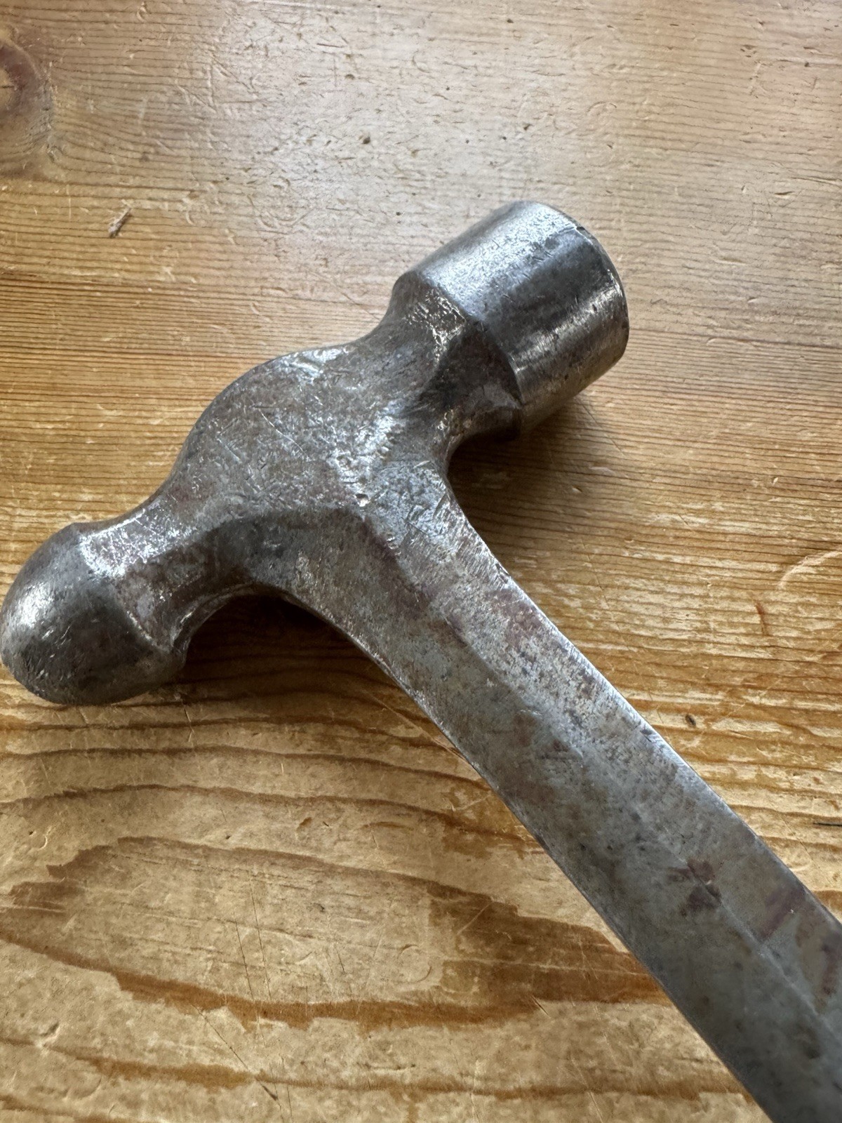 Vntg. Estwing Ball Peen Hammer Green Handle