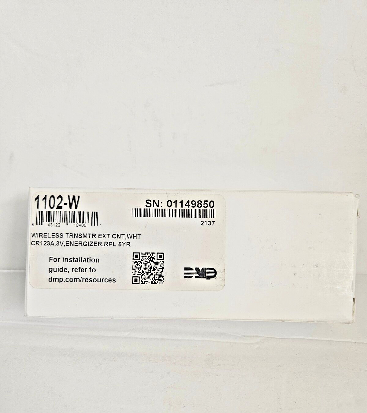 DMP 1102-W Universal Wireless Transmitter White NEW