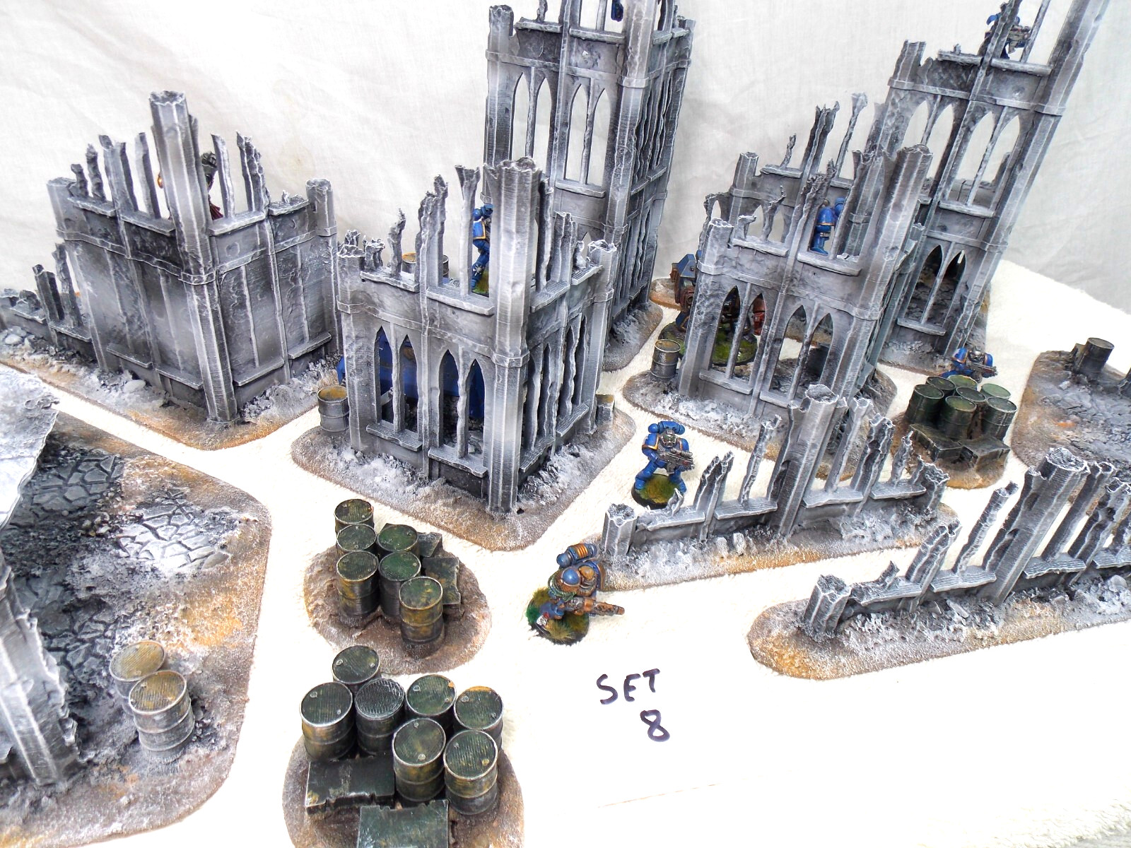 WARGAMING TERRAIN PAINTED,ADVANCE ORDERS,,MEGA BUNDLE SET OF 12 PIECES