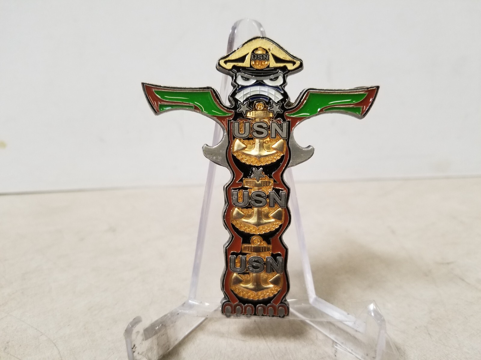 USN "Chief Ain't Easy" Patron 69 MSH Challenge Coin