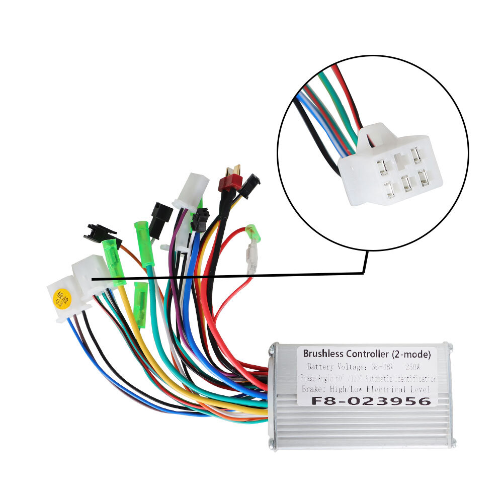 Electric Bicycle E-bike Scooter Brushless 36-48V 250W DC Motor Speed Controller