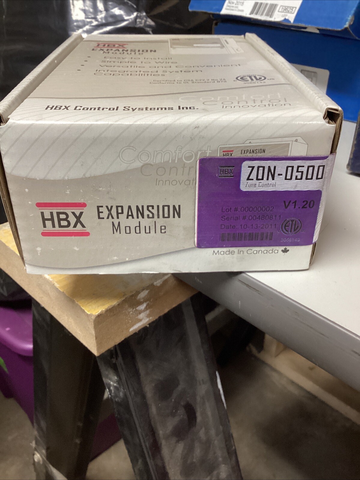 HBX ZON-0500 Expanable Zone Module Stand Alone Or Expandable with HBX Controls