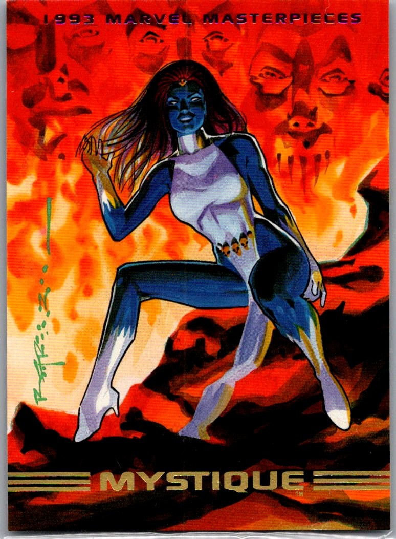 💥 1993 SkyBox Marvel Masterpieces #60 Mystique
