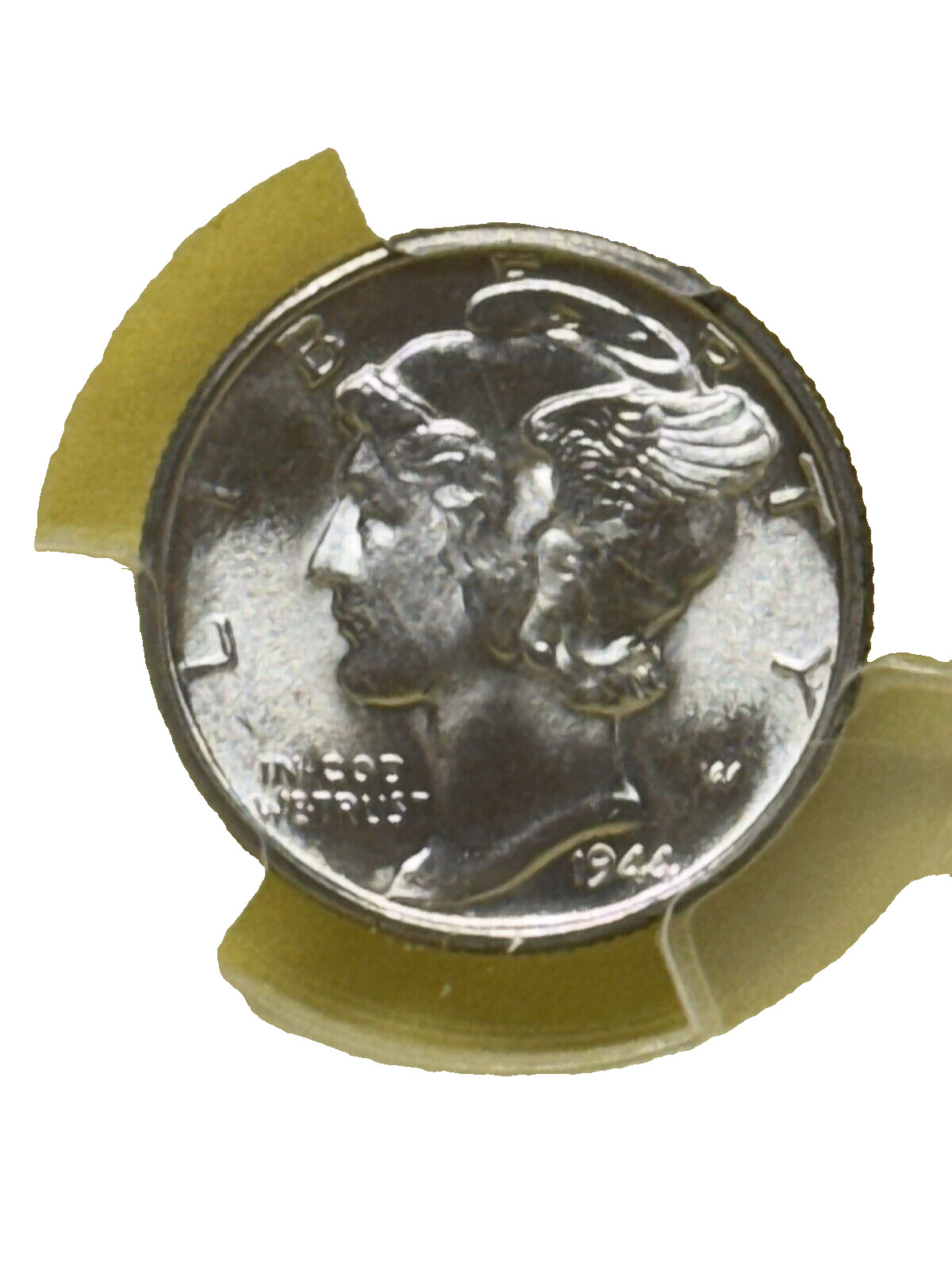 1944-D Mercury Dime 10C PCGS MS66FB WHITE