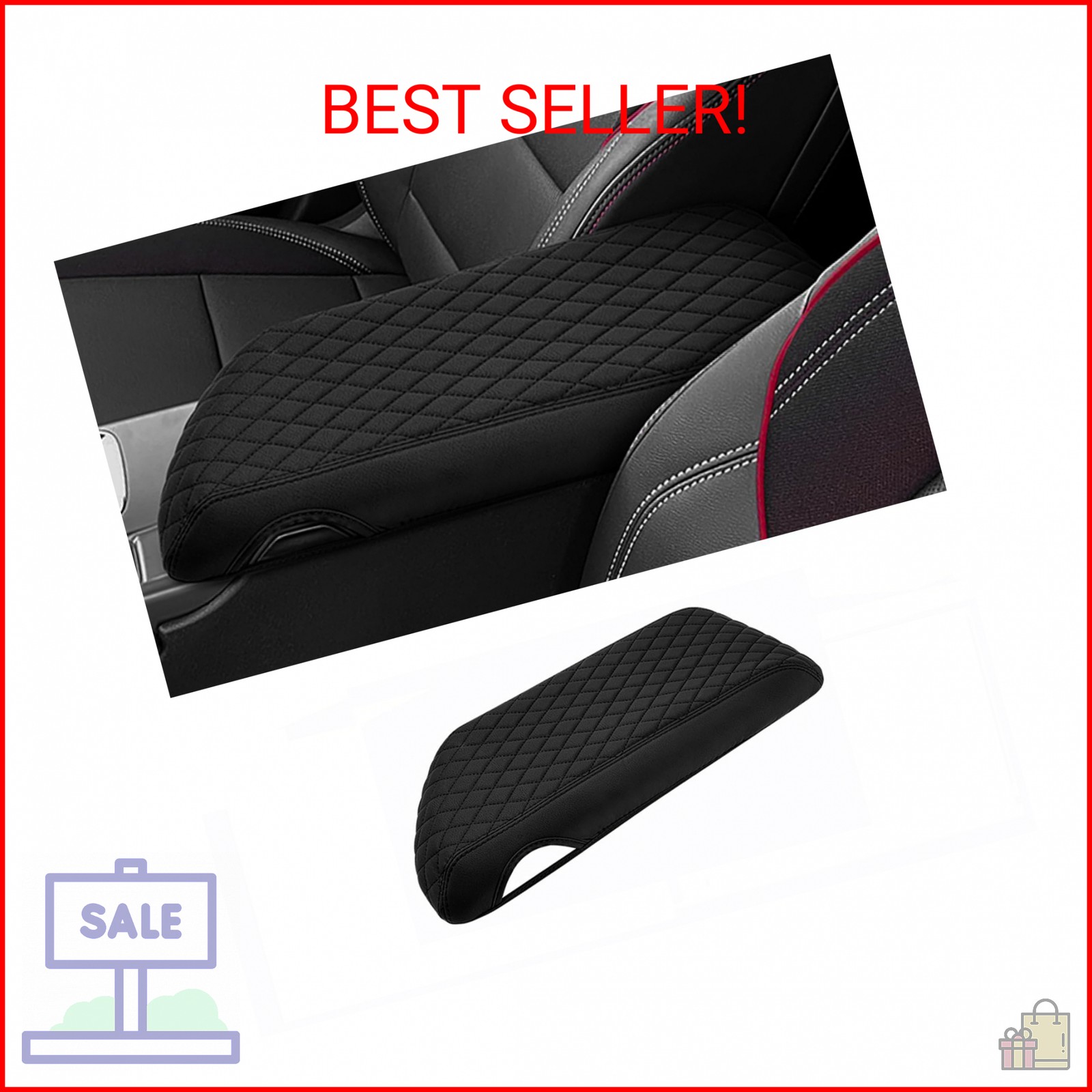 Shademax Custom for 2026 2025 Chevy Equinox EV Center Console Cover Armrest Cove
