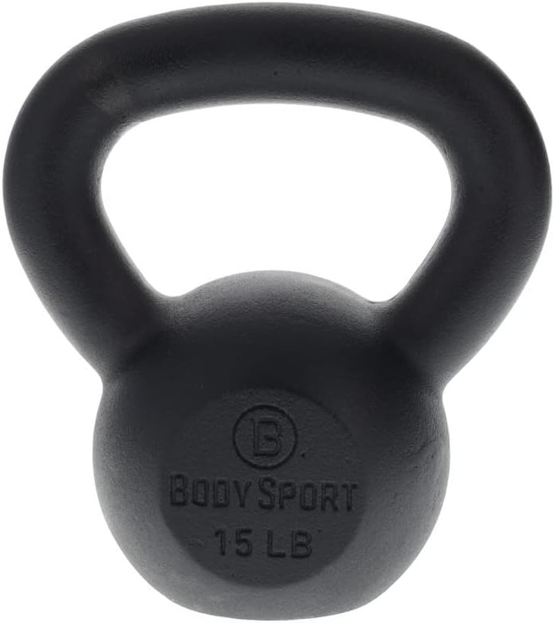 Cast Iron Kettlebell - Professional Weight Training Equipment for Home & Gym Wor