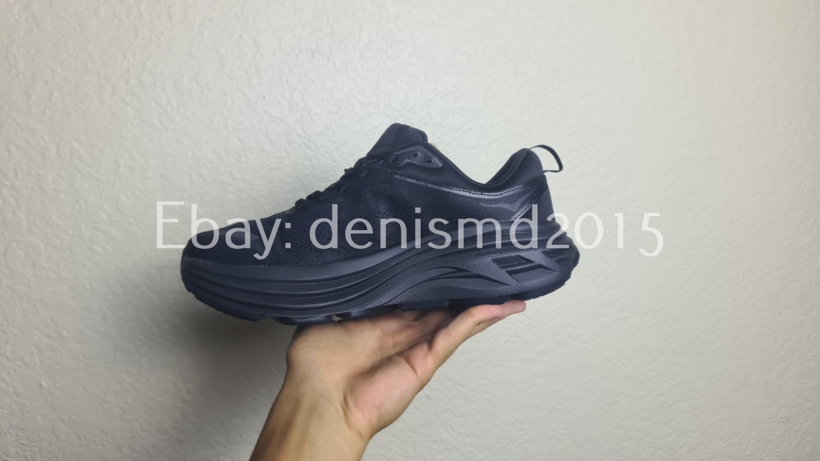 Size 8 US Women Hoka One One Bondi 8 Black 1127953-BBLC