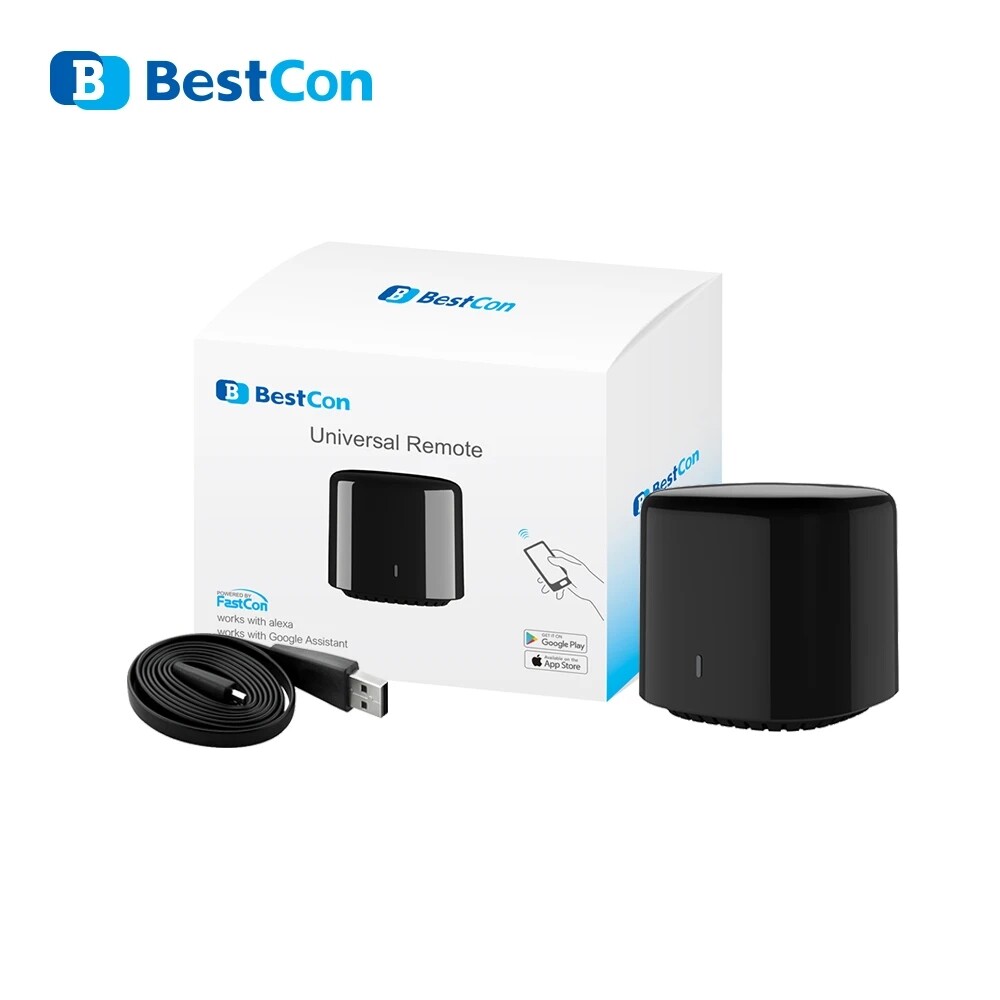 Broadlink RM4C mini BestCon Universal Remote Smart Bridge Hub works with Alexa