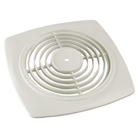 Broan-Nutone S99110916 Fan Grille For Broan Mfr No. 507, White, Plastic