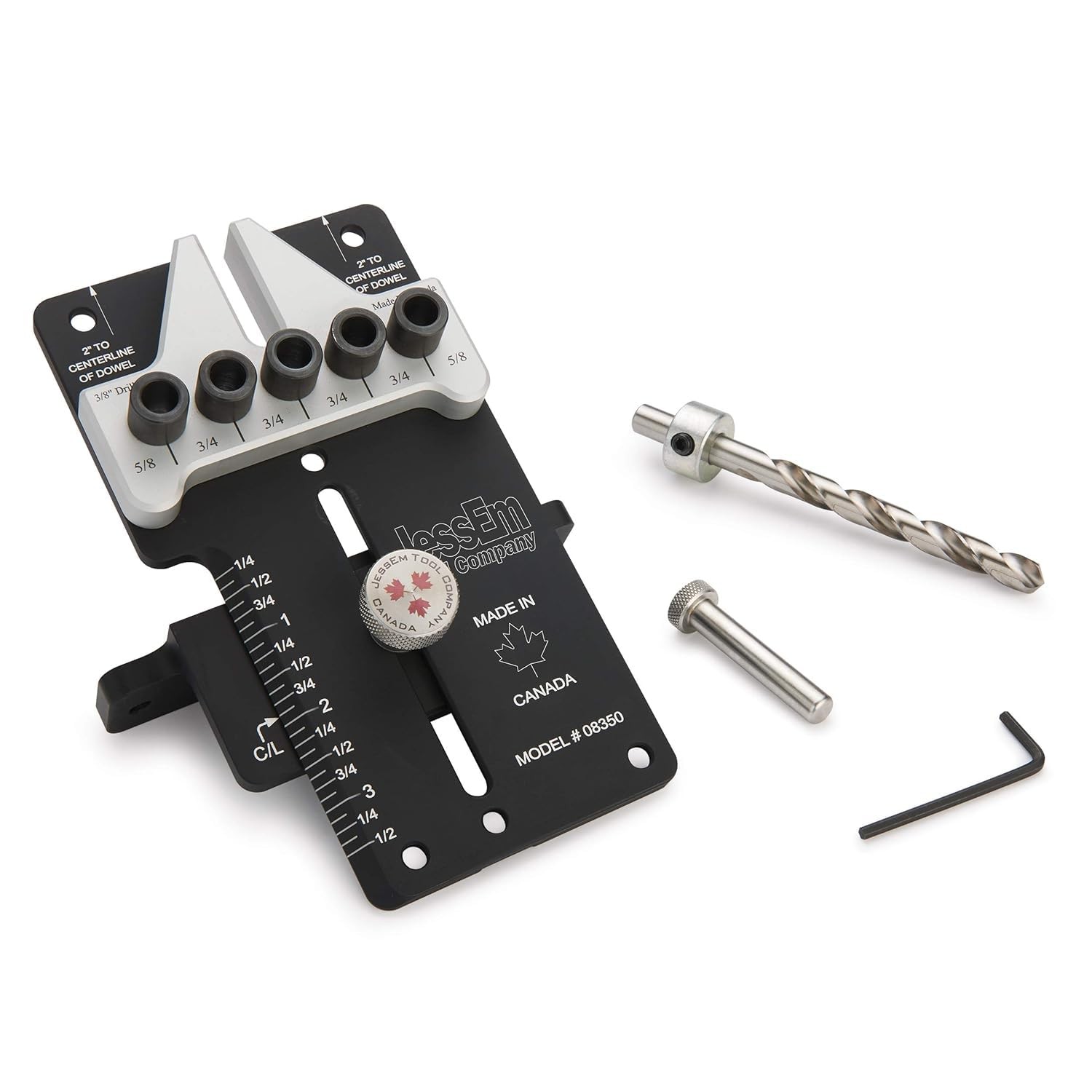 JessEm 08350 3/8" Dowelling Jig Kit With Main Body And Angle