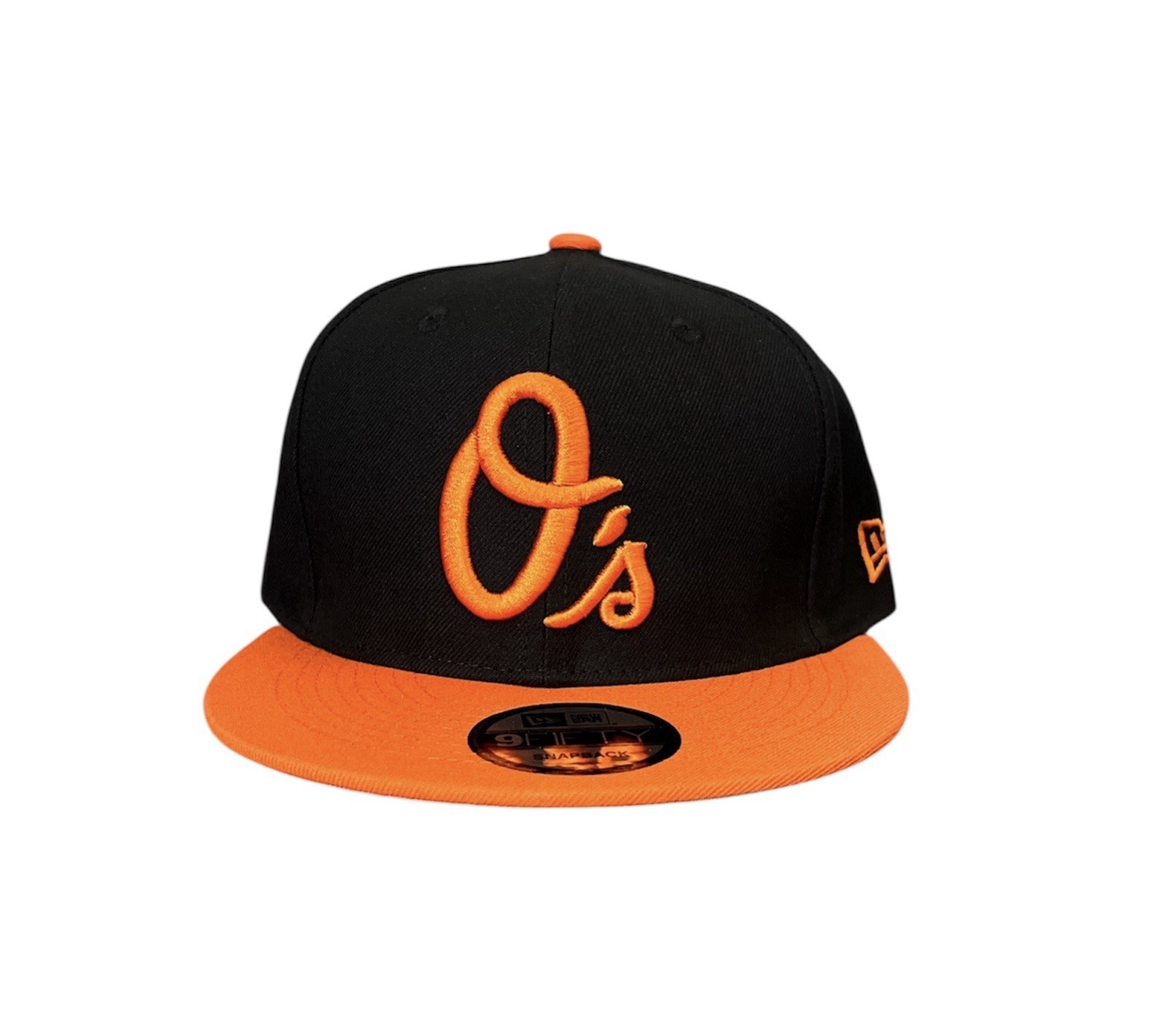 Baltimore Orioles 9Fifty New Era SnapBack Hat Black & Orange Adjustable