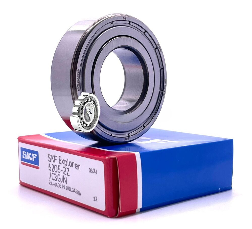 NEW SKF 6205 -2Z/C3 GJN DEEP GROOVE BALL BEARING 6205-ZZ 25x52x15mm