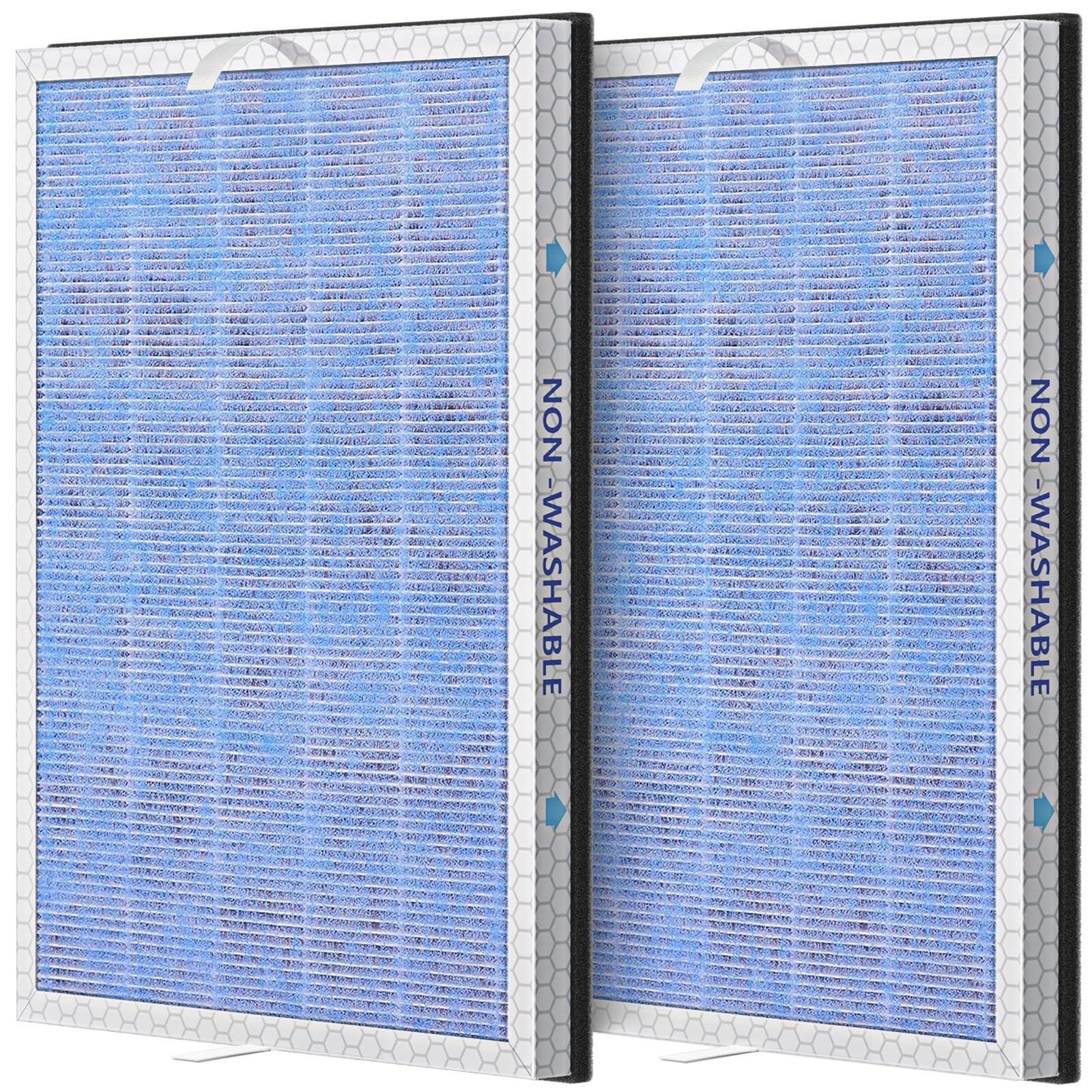 2 PACK MSA3/MSA3S HEPA Replacement Filter Compatible with Membrane Solutions ...