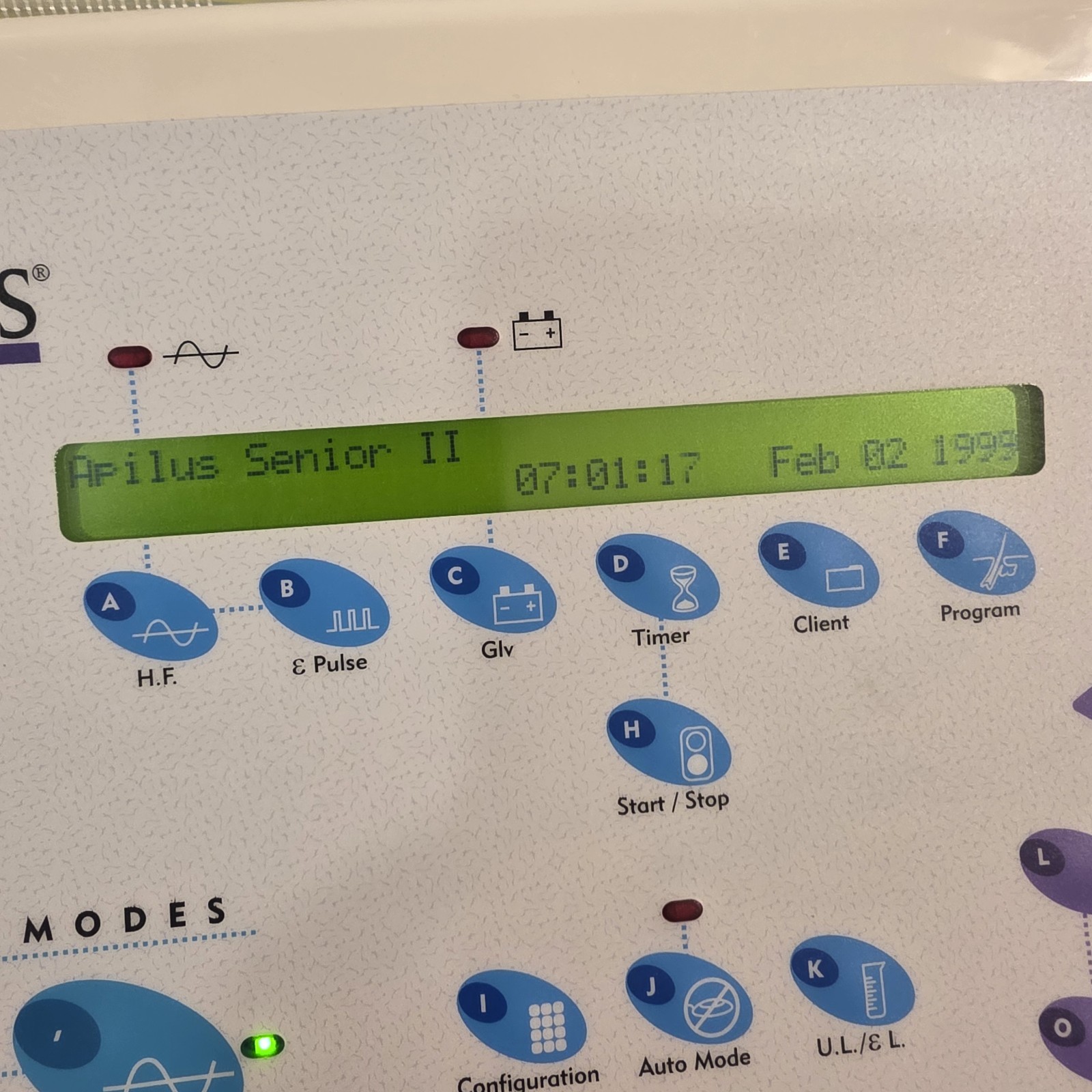 Apilus Senior ii 2 0K202-3683 Electrolysis Machine TESTED WORKING READ DESC